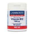 VITAMIN B12 1000MCG 60 TABLETS LAMBERTS
