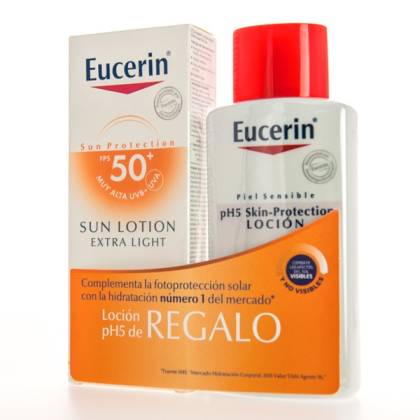 Eucerin Locion Solar Ligera Spf50 + Regalo Promo