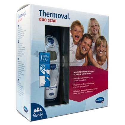 Thermoval Duo Scan Ohr Und Vordergrund Thermometer Hartmann