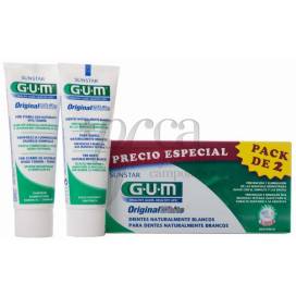 Gum Original White Toothepaste 2x75 Ml Promo