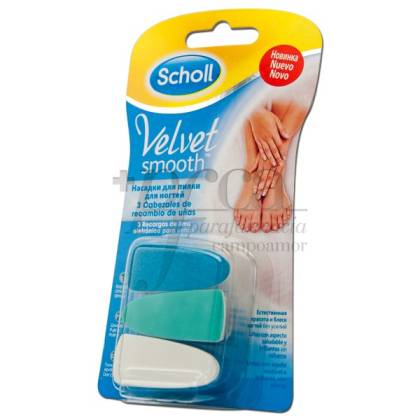 Scholl Velvet Smooth 3 File Replacements