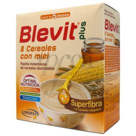 BLEVIT PLUS SUPERFIBRA 8 CEREALES CON MIEL 600 G
