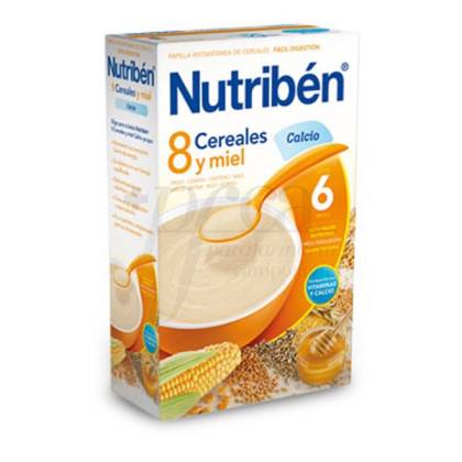 Nutriben 8 Cereales Y Miel Calcio 300 G