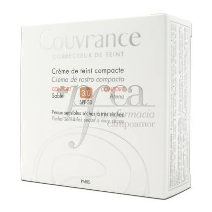 Avene Couvrance Compact Makeup Confort Spf30 03 Sand