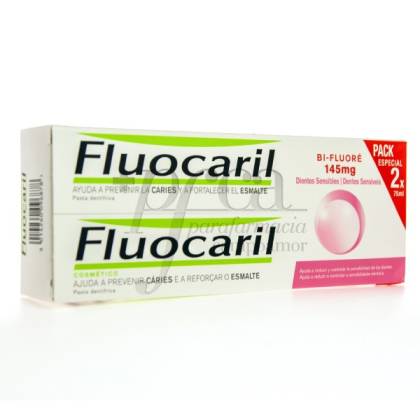 Fluocaril Bi-fluore 145mg Sensitive Teeth 2x75 Ml Promo