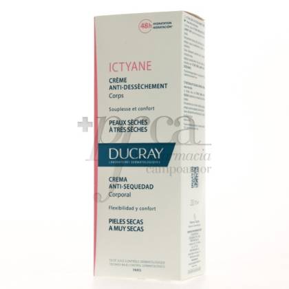 Ducray Ictyane Cream For Dry Skin 200 Ml