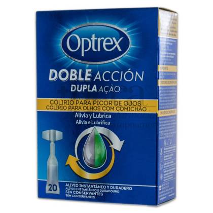 Optrex Doble Accion Picor Ojos 20 Monodosis