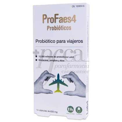 Profaes4 Probiotico Para Viajeros 14 Caps
