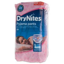 DRYNITES FOR GIRLS 8-15 YEARS 9 UNITS