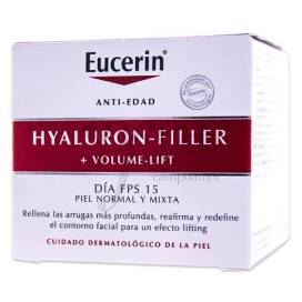 EUCERIN HYALURON-FILLER VOLUME LIFT CREMA SPF15 PIEL NORMAL Y MIXTA 50 ML