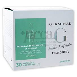 GERMINAL ACCION PROFUNDA PREBIOTICO 30 AMPOLLAS