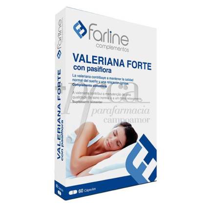 Farline Complementos Valeriana Forte 150 Mg 60 Caps