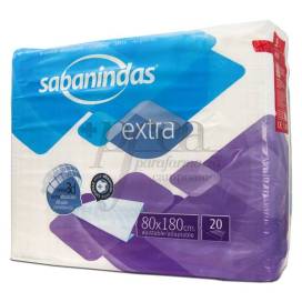 SABANINDAS EXTRA 80X180 CM AJUSTABLE 20 UDS