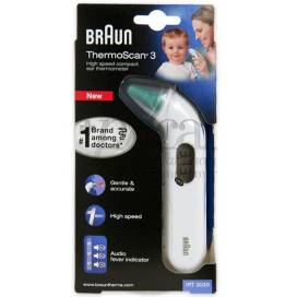 Braun Termômetro De Ouvido Thermoscan 3 Irt3030