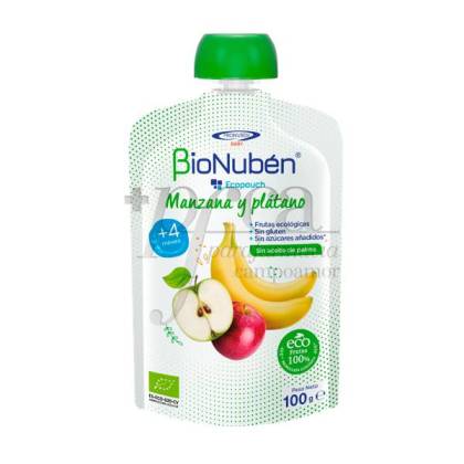 Bionuben Ecopouch Apple And Banana +4m 100 G