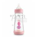 Chicco Silicone Feeding Bottle Perfect5 Pink 4m+ 300ml