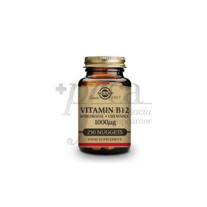 Vitamin B12 1000mcg 250 Chewable Tablets Solgar