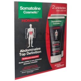 Somatoline Cosmetic Homem Top Definition 2x200 Ml Promo