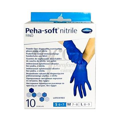 Luvas De Nitrilo Peha-soft Tamanho Pequeno 10 Unidades Hartmann
