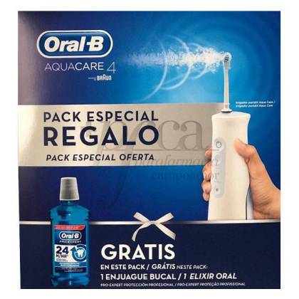 Oral B Aquacare 4 Irrigador + Colutório Promo