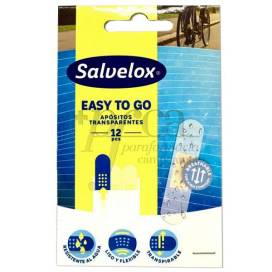 Salvelox Easy To Go Curativo Adesivo Transparente 12 Unidades