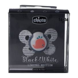 Chicco Pacifier Limited Edition Black&white 16-36m