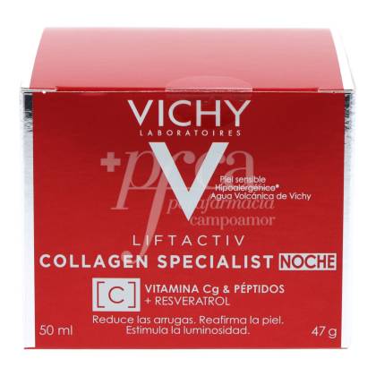 Vichy Liftactiv Collagen Specialist Night Cream 50 Ml