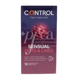 Control Preservativos Touch & Feel 12 Unidades
