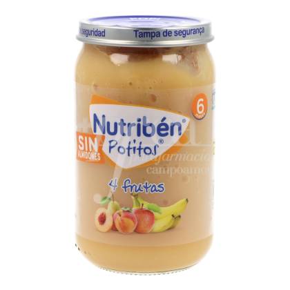 Nutriben Baby Food 4 Fruits 235 G