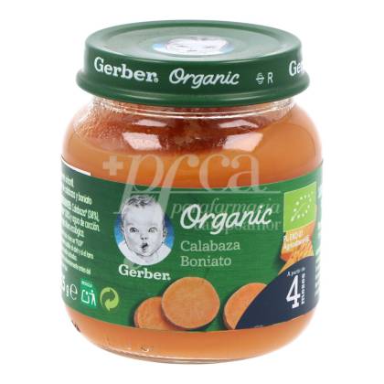 Gerber Organic Carrot Sweet Potato 125 G +4m