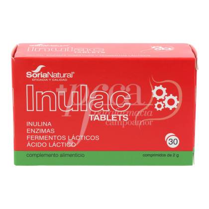INULAC 30 TABLETS SORIA NATURAL