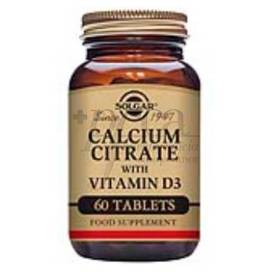 Calciumcitrat Mit Vitamin D 60 Tabletten Solgar