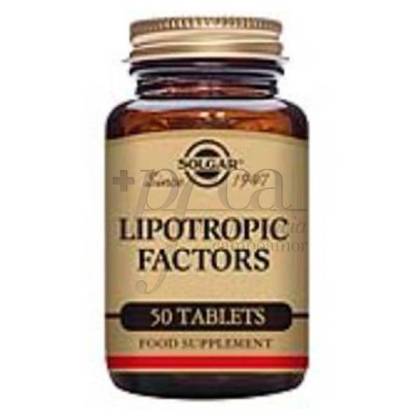 Factores Lipotrópicos 50 Comprimidos Solgar