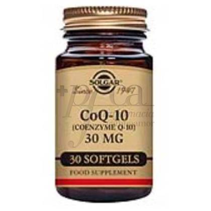 Coenzima Q10 30 Caps 30 Mg Solgar
