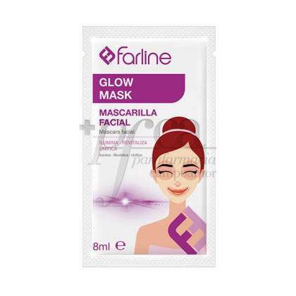 Farline Gesicht Maske Glow Mask Creme 8 Ml