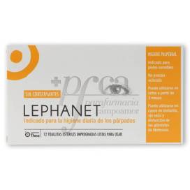LEPHANET STERILE WIPES 12 UNITS