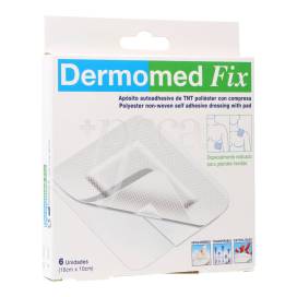 Dermomed Fix 6 Apósitos Estéreis 10x10 Cm