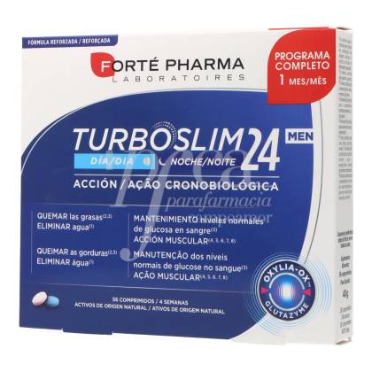 Turboslim Cronoactive Forte Men 56 Tablets Forte Pharma