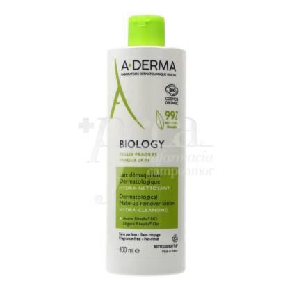 A-derma Biology Makeup Remover Milk 400 Ml