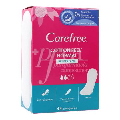 Carefree Cotton Breathable 40+4 Units