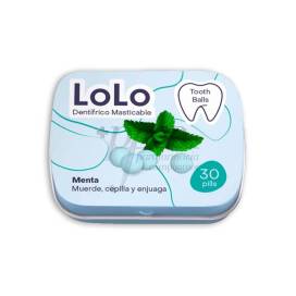 LOLO TOOTH BALLS MINT FLAVOUR 30 UNITS