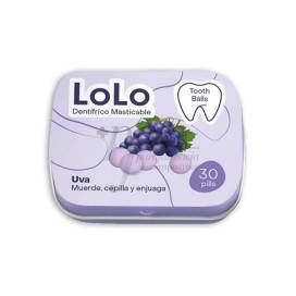 LOLO TOOTH BALLS GRAPE FLAVOUR 30 UNITS
