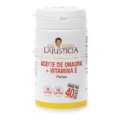 Aceite De Onagra + Vitamina E 80 Perlas Lajusticia