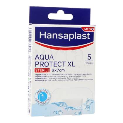 HANSAPLAST AQUA PROTECT STICKING PLASTERS XL 5 UNITS