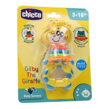 CHICCO RATTLE GILBY THE GIRAFFE 3-18 MONTHS