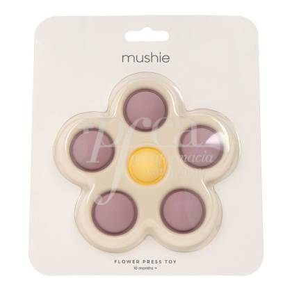 Mushie Flower Press Toy Soft Lilac 10m+ Ref. 47833