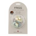 Frigg Nightlatex Pacifier Cream + French Gray 2 Units Size 1 0-6m
