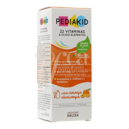 Pediakid 22 Vitamins + Oligoelements 125 Ml