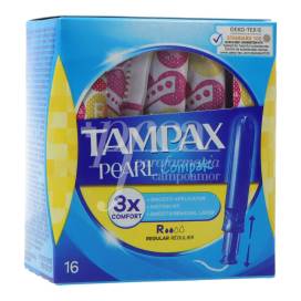 Tampones Tampax Compak Pearl Regular 16 Units