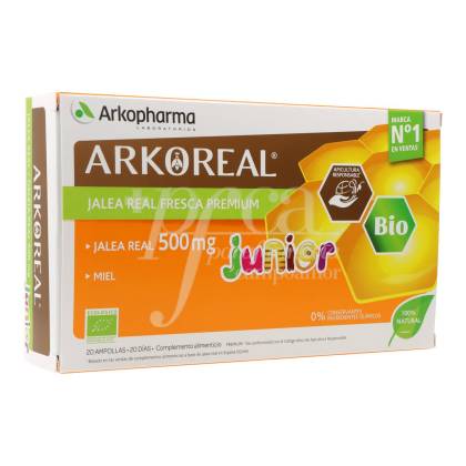 Arkoreal Fresh Royal Jelly Junior 500mg 20 Ampoules